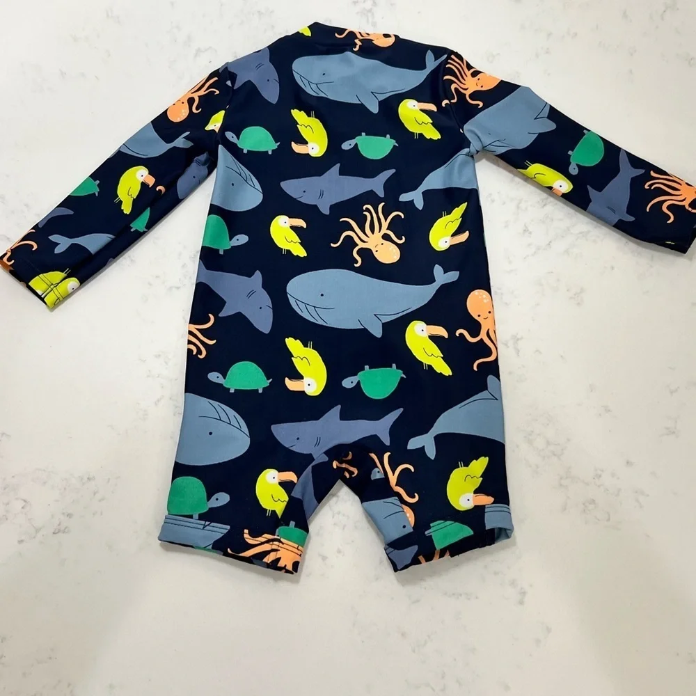 Carter's Kids Swimwear - Navy and Orange